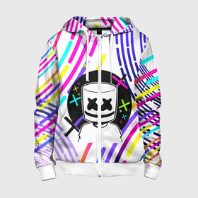 Детская толстовка 3D на молнии с принтом MARSHMELLO в городе Новоалтайск, 100% полиэстер |  манжеты и пояс оформлены широкой мягкой резинкой, двухслойный капюшон со шнурком для регулировки, спереди карманы и застежка-молния
 | fortnite | game. | marshmello | music | маршмелло | маршмело | музыка | фортнайт