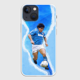 Чехол для iPhone 13 mini с принтом Диего Армандо в городе Новоалтайск,  |  | 10 номер | diego | football | maradona | maradonna | арегнтина | бога | диего | марадона | марадонна | ретро | рука | сборная аргентины | футбол | футболист