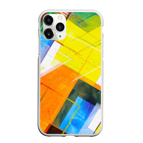 Чехол для iPhone 11 Pro матовый с принтом Геометрический хаос в городе Новоалтайск, Силикон |  | абстракция | геометрия | квадрат | кисть | краска | прямоугольник | треугольник | фигура | хаос