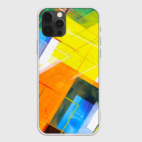 Чехол для iPhone 12 Pro Max Геометрический хаос: в городе Новоалтайск, Силикон | | абстракция | геометрия | квадрат | кисть | краска | прямоугольник | треугольник | фигура | хаос