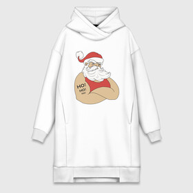 Платье-худи хлопок с принтом Santa Claus в городе Новоалтайск,  |  | 2021 | santa claus | дед мороз | новый год | санта клаус | современный санта