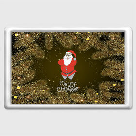 Магнит 45*70 с принтом Merry Christmas в городе Новоалтайск, Пластик | Размер: 78*52 мм; Размер печати: 70*45 | 