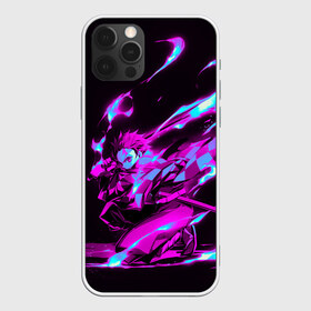 Чехол для iPhone 12 Pro Max с принтом НЕОНОВЫЙ ТАНДЖИРО в городе Новоалтайск, Силикон |  | Тематика изображения на принте: anime | demon slayer | kimetsu no yaiba | агацума | аниме | бесконечный поезд | дыхание воды | зеницу | иноске | иноске хашибира | клинок | клинок рассекающий демонов | манга | недзуко | незука | незуко | нэзуко