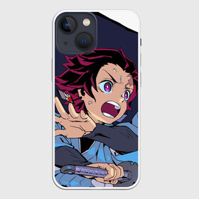 Чехол для iPhone 13 mini с принтом Клинок Рассекающий Демонов в городе Новоалтайск,  |  | anime | demon slayer | kimetsu no yaiba | агацума | аниме | бесконечный поезд | дыхание воды | зеницу | иноске | иноске хашибира | клинок | клинок рассекающий демонов | манга | недзуко | незука | незуко | нэзуко
