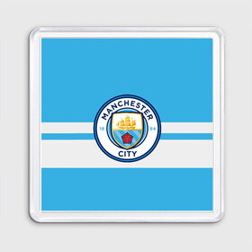 Магнит 55*55 с принтом MANCHESTER CITY в городе Новоалтайск, Пластик | Размер: 65*65 мм; Размер печати: 55*55 мм | british | champion | city | england | etihad | football | logo | manchester | sport | англия | британия | линии | логотип | манчестер | премьер лига | сити | спорт | футбол | чемпион