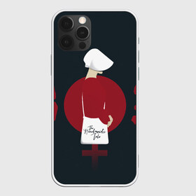 Чехол для iPhone 12 Pro Max с принтом Рассказ служанки в городе Новоалтайск, Силикон |  | the handmaids tale | рассказ служанки | сериал | сериалы | служанка | фантастика | элизабет мосс