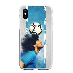 Чехол для iPhone XS Max матовый с принтом Diego в городе Новоалтайск, Силикон | Область печати: задняя сторона чехла, без боковых панелей | 10 номер | diego | football | maradona | maradonna | арегнтина | бога | диего | марадона | марадонна | ретро | рука | сборная аргентины | футбол | футболист