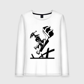 Женский лонгслив хлопок с принтом Samurai Champloo - Mugen (Z) в городе Новоалтайск, 100% хлопок |  | champloo | fuu | jin | mugen | samurai champloo | аниме | дзин | манга | муген | мугэн | самурай | самурай тямпуру | самурай чамплу | тямпуру | фуу | чамплу
