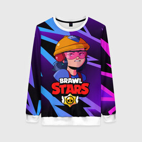 Женский свитшот 3D с принтом Джеки Brawl Stars Jacky в городе Новоалтайск, 100% полиэстер с мягким внутренним слоем | круглый вырез горловины, мягкая резинка на манжетах и поясе, свободная посадка по фигуре | anime | brawl | brawl stars | brawlstars | brawl_stars | jacky | panny | аниме | бравл | бравлстарс | девочка | девушка | джеки | джэки | манга