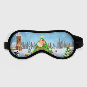 Маска для сна 3D с принтом Елочка - год быка 2021 в городе Новоалтайск, внешний слой — 100% полиэфир, внутренний слой — 100% хлопок, между ними — поролон |  | 2021 | 7 января | bull | newyear | santa | бык | быки | бычок | год быка | дед мороз | корова | новогодние каникулы | новогодние праздники | новый 2021 | новый год | новый год 2021 | рождество | сани | санта | санта клаус