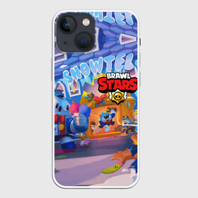 Чехол для iPhone 13 mini с принтом Brawl Stars Снежный Отель в городе Новоалтайск,  |  | 2020 | brawl stars | brawler | christmas | crow | games | king | leon | lou | max | new year | sandy | snow | snowtel | spike | surge | бравл | бравлер | броул ставрс | вольт | ворон | игры | король | леон | лу | макс | новый год | рож