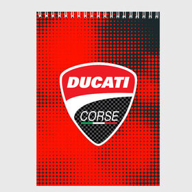 Скетчбук с принтом Ducati Corse (Z) в городе Новоалтайск, 100% бумага
 | 48 листов, плотность листов — 100 г/м2, плотность картонной обложки — 250 г/м2. Листы скреплены сверху удобной пружинной спиралью | Тематика изображения на принте: audi | audi ag | corse | ducati | ducati corse | ducati motor holding | hypermotard | multistrada | panigale | scrambler | streetfighter | supersport | дукати | массимо борди | мото | фабио тальони