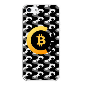 Чехол для iPhone 5/5S матовый с принтом BTC БИТКОИН (S) в городе Новоалтайск, Силикон | Область печати: задняя сторона чехла, без боковых панелей | Тематика изображения на принте: bitcoin | btc | биткоин | валюта | деньги | криптовалюта