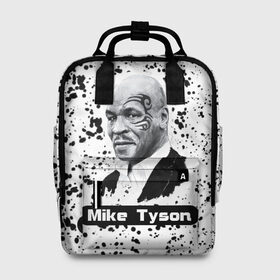 Женский рюкзак 3D с принтом Mike Tyson в городе Новоалтайск, 100% полиэстер | лямки с регулируемой длиной, сверху ручки, чтобы рюкзак нести как сумку. Основное отделение закрывается на молнию, как и внешний карман. Внутри два дополнительных кармана, один из которых закрывается на молнию. По бокам два дополнительных кармашка, куда поместится маленькая бутылочка
 | Тематика изображения на принте: boxer | boxing | great boxer | mike tyson | mike tyson lettering | mike tyson print | бокс | боксер | великий боксер | майк тайсон | надпись mike tyson | принт mike tyson