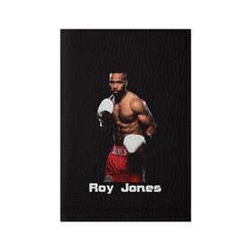 Обложка для паспорта матовая кожа с принтом Roy Jones в городе Новоалтайск, натуральная матовая кожа | размер 19,3 х 13,7 см; прозрачные пластиковые крепления | boxer | boxing | great boxer | roy jones | roy jones lettering | roy jones print | бокс | боксер | великий боксер | надпись roy jones | принт roy jones | рой джонс