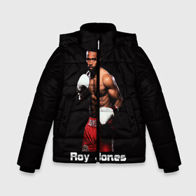 Зимняя куртка для мальчиков 3D с принтом Roy Jones в городе Новоалтайск, ткань верха — 100% полиэстер; подклад — 100% полиэстер, утеплитель — 100% полиэстер | длина ниже бедра, удлиненная спинка, воротник стойка и отстегивающийся капюшон. Есть боковые карманы с листочкой на кнопках, утяжки по низу изделия и внутренний карман на молнии. 

Предусмотрены светоотражающий принт на спинке, радужный светоотражающий элемент на пуллере молнии и на резинке для утяжки | boxer | boxing | great boxer | roy jones | roy jones lettering | roy jones print | бокс | боксер | великий боксер | надпись roy jones | принт roy jones | рой джонс