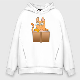 Мужское худи Oversize хлопок с принтом Кот в очках читает книгу в городе Новоалтайск, френч-терри — 70% хлопок, 30% полиэстер. Мягкий теплый начес внутри —100% хлопок | боковые карманы, эластичные манжеты и нижняя кромка, капюшон на магнитной кнопке | животное | кот | кот учёный | кошка | мультяшный | очки | рыжий | чтение