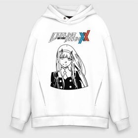 Мужское худи Oversize хлопок с принтом DARLING IN THE FRANXX 02 в городе Новоалтайск, френч-терри — 70% хлопок, 30% полиэстер. Мягкий теплый начес внутри —100% хлопок | боковые карманы, эластичные манжеты и нижняя кромка, капюшон на магнитной кнопке | anime | darling the franxx | zero two | аниме | зеро 2. | мило во франсе | милый аниме | милый во франсе | ре зеро
