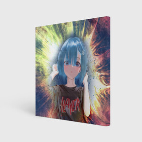 Холст квадратный с принтом Rem Slayer в городе Новоалтайск, 100% ПВХ |  | anime | re zero | rem | slayer | жизнь с нуля | ре зеро | рем