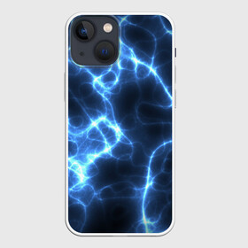 Чехол для iPhone 13 mini с принтом Электро в городе Новоалтайск,  |  | неоновые лучи | неоновый свет | световые лучи | электрические лучи | электричество