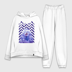 Женский костюм хлопок Oversize с принтом Твин пикс в городе Новоалтайск,  |  | dale cooper | lora palmer | serial | twin peaks | дейл купер | лора палмер | сериал | твин пикс