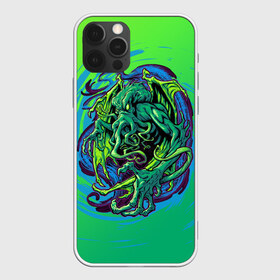 Чехол для iPhone 12 Pro Max с принтом Ктулху в городе Новоалтайск, Силикон |  | cthulhu | lovecraft | monster | ктулху | лавкрафт | мистика | монстр | сериал | сериалы