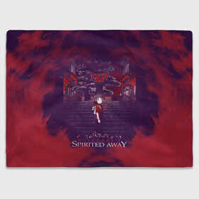 Плед 3D с принтом Spirited Away в городе Новоалтайск, 100% полиэстер | закругленные углы, все края обработаны. Ткань не мнется и не растягивается | anime | sen to chihiro no kamikakushi | spirited away | аниме | анимэ | мульт | мультик | унесённые призраками | хаяо миядзаки