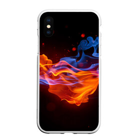 Чехол для iPhone XS Max матовый с принтом Огонь в городе Новоалтайск, Силикон | Область печати: задняя сторона чехла, без боковых панелей | это принт показывает теплоту вашей души