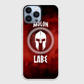 Чехол для iPhone 13 Pro Max с принтом Molon Labe в городе Новоалтайск,  |  | Тематика изображения на принте: molon labe | воин | греция | приди и возьми | спарта | спартанец | шлем