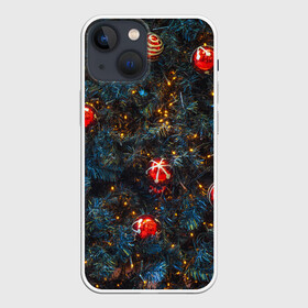 Чехол для iPhone 13 mini с принтом Новый Год в городе Новоалтайск,  |  | гирлянды | елка | новогодние игрушки | новый год