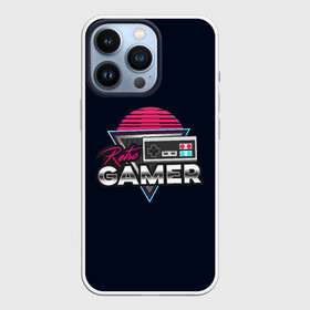 Чехол для iPhone 13 Pro с принтом Retro Gamer в городе Новоалтайск,  |  | Тематика изображения на принте: vhs | винтаж | денди | неон | ретро