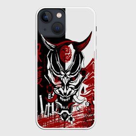 Чехол для iPhone 13 mini с принтом Самурай Samurai в городе Новоалтайск,  |  | cyberpunk 2077 | ninja | samurai | киберпанк | маска самурая | путь война | самурай | сёгун | семь самураев | токио | чёрный самурай | японский самурай