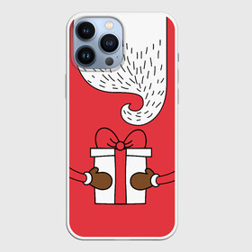 Чехол для iPhone 13 Pro Max с принтом Дед мороз в городе Новоалтайск,  |  | 2020 | 2021 | christmas | happy | merry | new year | зима | новогодний | новогодняя | новогодняя маска | новый год | рождественский | рождество | снег