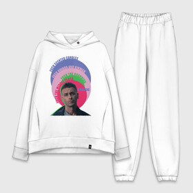 Женский костюм хлопок Oversize с принтом Brassic. Fuck Quinoa. Vinnie в городе Новоалтайск,  |  | joseph gilgun | vinnie | vinnie oniel | без гроша | без денег | винни | винни онил | голяк | джозеф гилган | нищеброды | сериал