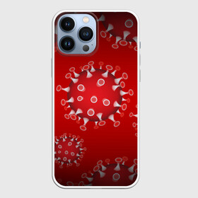 Чехол для iPhone 13 Pro Max с принтом Вирусяка в городе Новоалтайск,  |  | Тематика изображения на принте: coronavirus | covid | вирус | ковид | коронавирус