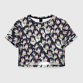 Женская футболка Crop-top 3D с принтом ЯТО БЕЗДОМНЫЙ БОГ в городе Новоалтайск, 100% полиэстер | круглая горловина, длина футболки до линии талии, рукава с отворотами | anime | noragami | yato | аниме | бездомный бог | бог | йато | норагами | секи | сэки | хиёри | ябоку | ято | яточка