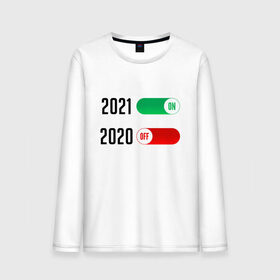 Мужской лонгслив хлопок с принтом НОВЫЙ ГОД 2021 в городе Новоалтайск, 100% хлопок |  | 2021 | merry christmas | new year | зима. | новый год | праздник | снег | счастливого рождества