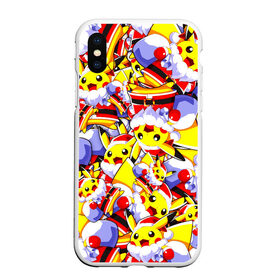 Чехол для iPhone XS Max матовый с принтом НОВОГОДНИЙ ПИКАЧУ в городе Новоалтайск, Силикон | Область печати: задняя сторона чехла, без боковых панелей | Тематика изображения на принте: 2021 | merry christmas | new year | pikachu. | зима | новый год | пикачу | покемоны | праздник | снег | счастливого рождества