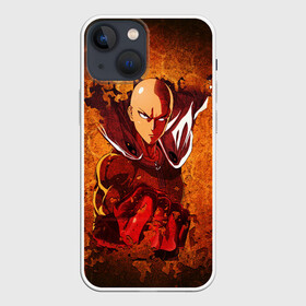 Чехол для iPhone 13 mini с принтом Огненный ВАНПАНЧМЕН в городе Новоалтайск,  |  | hero | one punch man | saitama | ванпанчмен | герой | сайтама