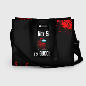 Сумка-шоппер 3D с принтом Among Us Gucci в городе Новоалтайск, 100% полиэстер | застегивается на металлическую кнопку; внутренний карман застегивается на молнию. Стенки укреплены специальным мягким материалом, чтобы защитить содержимое от несильных ударов
 | 2021 | among us | gucci | impostor | space mafia | sus.puffballs united | амонг ас | амонг единорог | гуччи | импостор | инопланетяне | инопланетянин | надпись | новогодний амонг ас | с новым годом | самозванец | среди нас