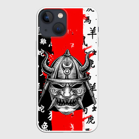 Чехол для iPhone 13 mini с принтом САМУРАЙ в городе Новоалтайск,  |  | ninja | oni | samurai | shogun | путь воина. | самурай | самурай на коне | сёгун | токио | харакири | чёрный самурай | японский самурай