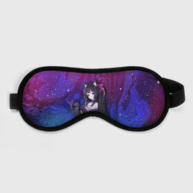Маска для сна 3D с принтом Neko - Gothic Anime в городе Новоалтайск, внешний слой — 100% полиэфир, внутренний слой — 100% хлопок, между ними — поролон |  | anime | gothic | neko | кошка | мими | неко | ушки