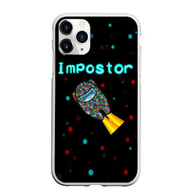 Чехол для iPhone 11 Pro матовый с принтом Impostor в городе Новоалтайск, Силикон |  | 2021 | among us | impostor | space mafia | sus.puffballs united | амонг ас | амонг единорог | в космосе | импостор | инопланетяне | инопланетянин | надпись | новогодний амонг ас | ракета | с новым годом | самозванец | среди нас