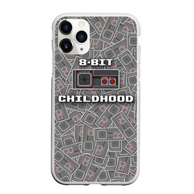 Чехол для iPhone 11 Pro матовый с принтом 8-bit childhood в городе Новоалтайск, Силикон |  | Тематика изображения на принте: 8 bit | 8 бит | sega | sega master system | джойстик | сега