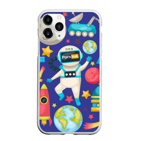 Чехол для iPhone 11 Pro матовый с принтом Pornhub space в городе Новоалтайск, Силикон |  | astronaut | comet | cosmos | moon | planet | rocet | space | star | звезда | космонавт | космос | планета | ракета