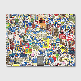 Альбом для рисования с принтом FALLOUT STICKER BOMBING в городе Новоалтайск, 100% бумага
 | матовая бумага, плотность 200 мг. | Тематика изображения на принте: fallout sticker | атомный | волт бой | герой | игра | персонаж | радиация | стикер бомбинг | фаллаут | фоллаут | человечек