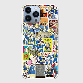 Чехол для iPhone 13 Pro Max с принтом FALLOUT STICKER BOMBING в городе Новоалтайск,  |  | fallout sticker | атомный | волт бой | герой | игра | персонаж | радиация | стикер бомбинг | фаллаут | фоллаут | человечек