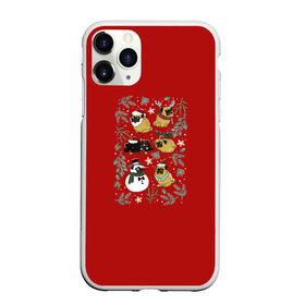 Чехол для iPhone 11 Pro Max матовый с принтом Новогоднее настроение в городе Новоалтайск, Силикон |  | claus | happy new year | merry christmas | santa | snowman | дед мороз | елка | клаус | новый год | рождество | с новым годом | санта | снеговик