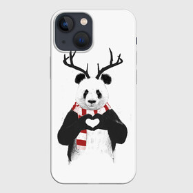 Чехол для iPhone 13 mini с принтом Новогодний Панда в городе Новоалтайск,  |  | Тематика изображения на принте: 2021 | 21 | 2k21 | 2к21 | chrystmas | deer | heart | marry | new | panda | santa | snow | xmas | year | год | годом | дед | елка | елки | клаус | лес | мороз | настроение | новогоднее | новогоднему | новый | новым | олень | панда | по | рождество | с
