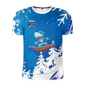 Мужская футболка 3D спортивная с принтом Brawl Stars (Snowboarding) в городе Новоалтайск, 100% полиэстер с улучшенными характеристиками | приталенный силуэт, круглая горловина, широкие плечи, сужается к линии бедра | Тематика изображения на принте: brawl | break dance | leon | moba | skateboard | stars | supercell | surfing | игра | коллаборация | коллаж | колоборация | паттерн